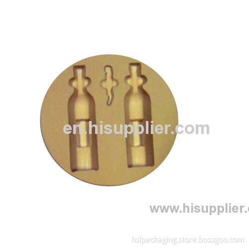 Thermoformed Plastic Flocking Blister For Grape Wine